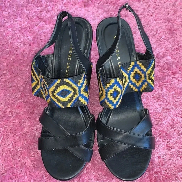 Chinese Laundry Tribal Platform Wedges - Picture 3 of 6